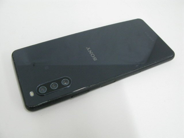 SIMフリー ワイモバイル A102SO Xperia 10 III ブラック 【M3649】の画像2