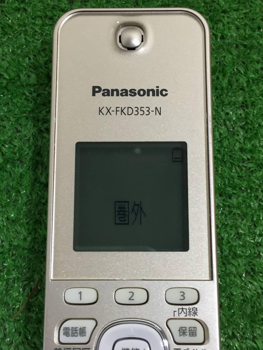 △ Panasonic パナソニック 電話機 KX-PZ720-N 受話器 KX-FKD353-N ファックス機能付き 28-Q_画像4