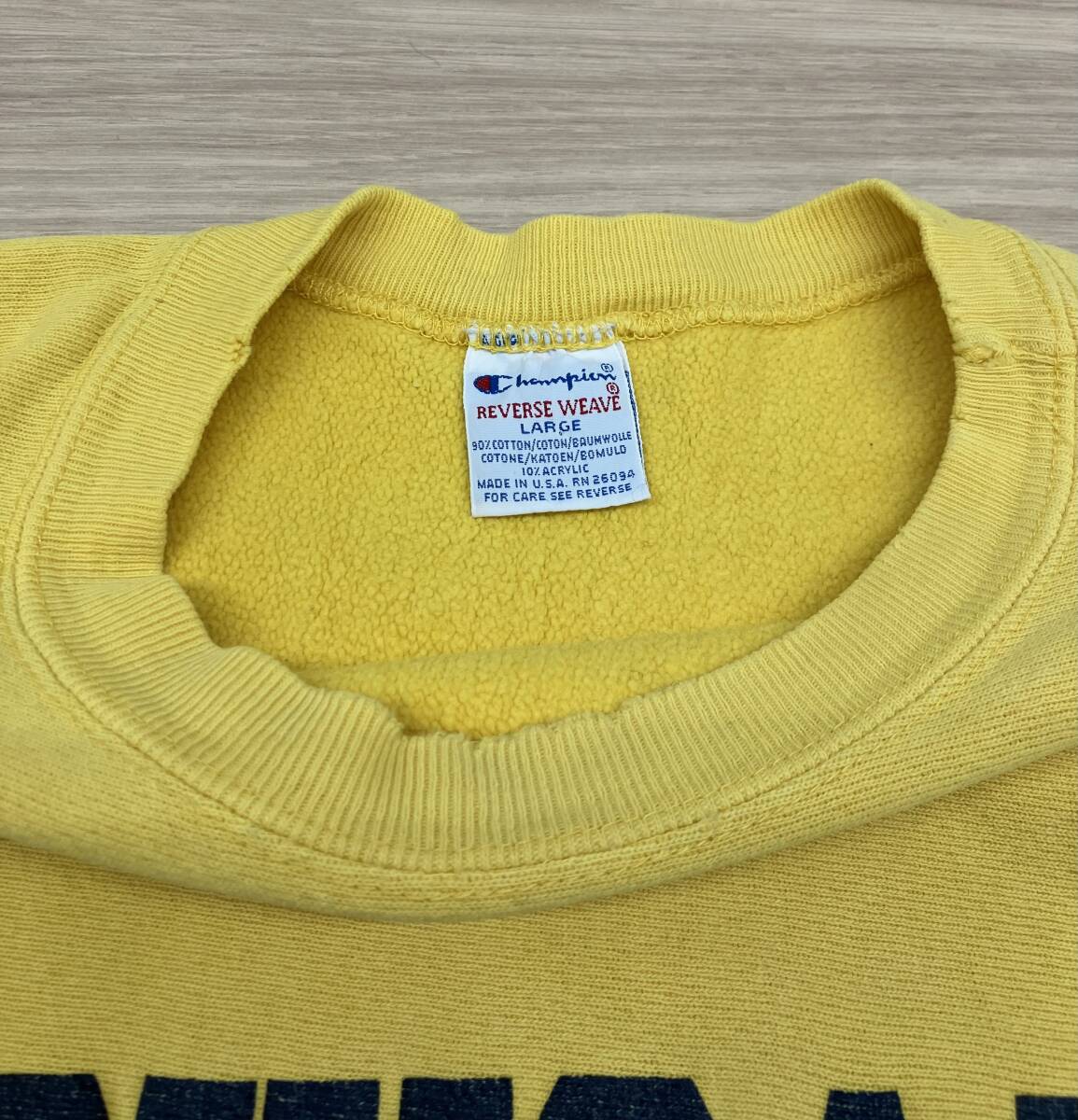 チャンピオン リバースウィーブ スウェット Champion REVERSE WEAVE U.S.A MICHIGANの画像5