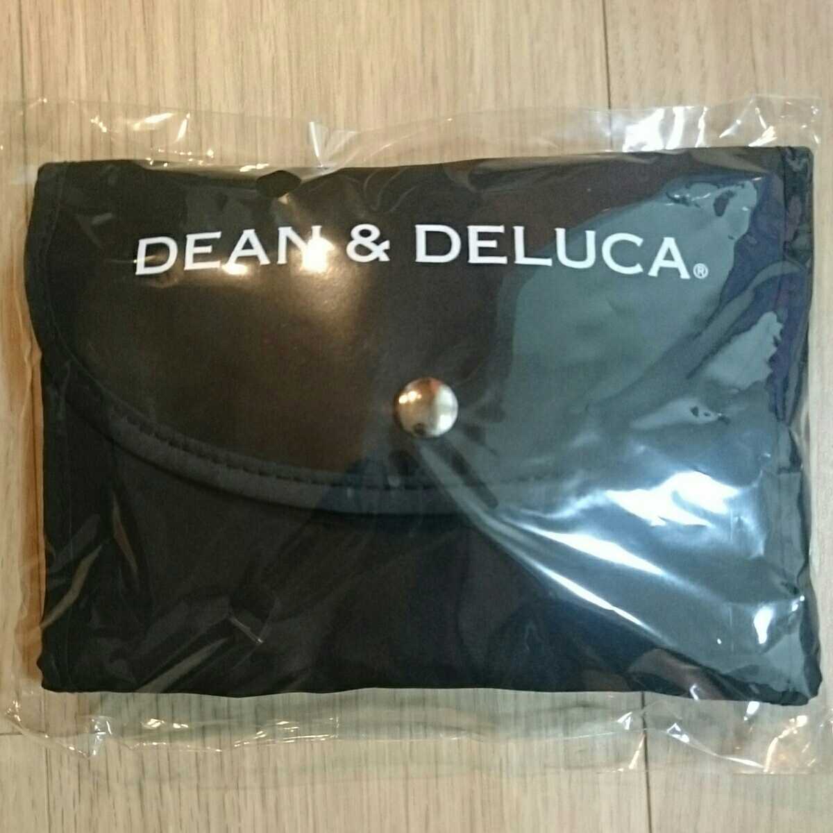 値下【DEAN&DELUCA*ディーン&デルーカ】ポケッタブル ショッピングバッグ*エコバッグ*黒の画像2