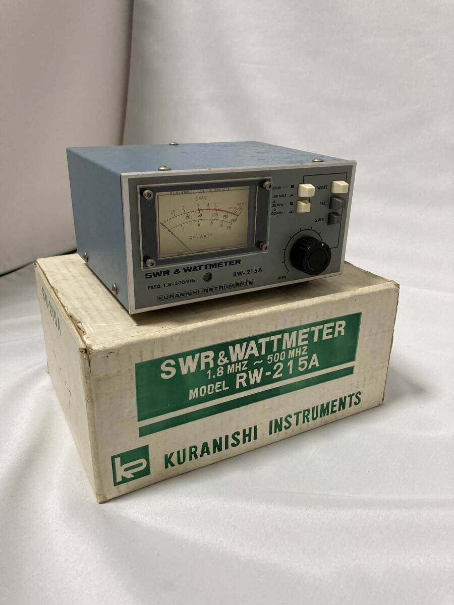 Yahoo!オークション - 動作未確認品 KURANISHI RW-215A SWR Yahoo!オークション - 動作未確認品 KURANISHI RW-215A SWR