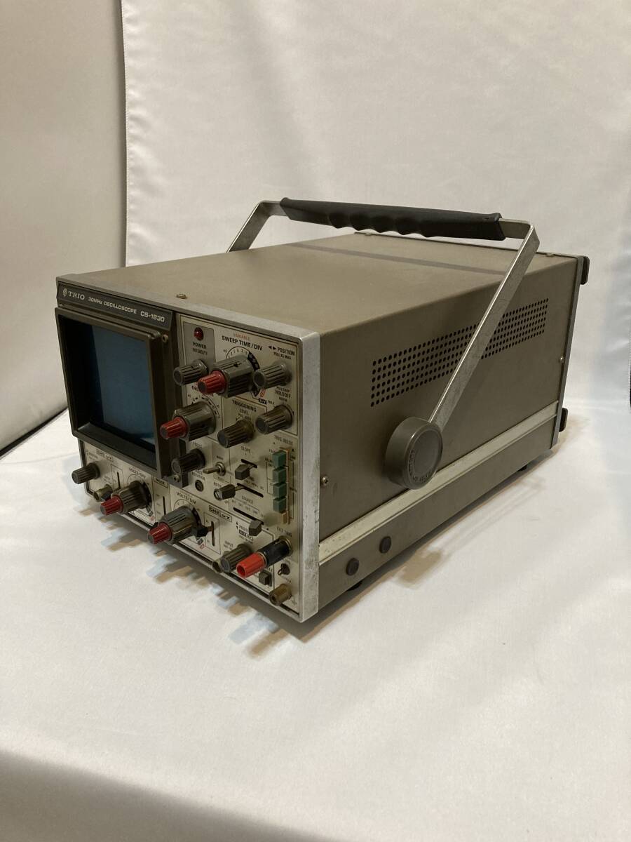 通電のみ確認　TRIO Kenwood トリオ　30MHz OSCILLOSCOPE CS-1830 オシロスコープ_画像2