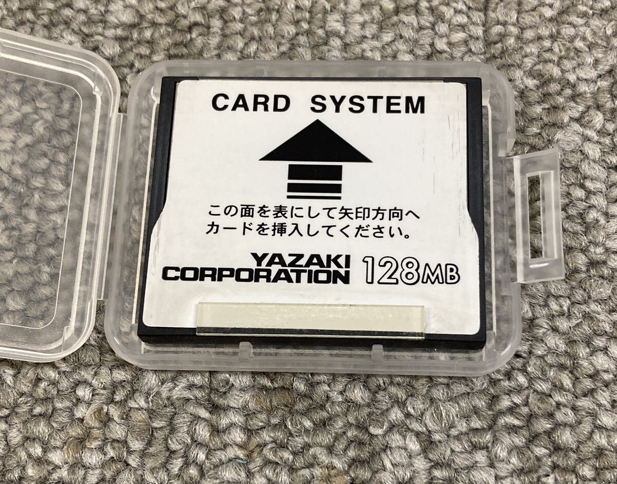 送料無料 中古 矢崎 デジタルタコグラフ CF カード YAZAKI 128MB ⑦_画像1