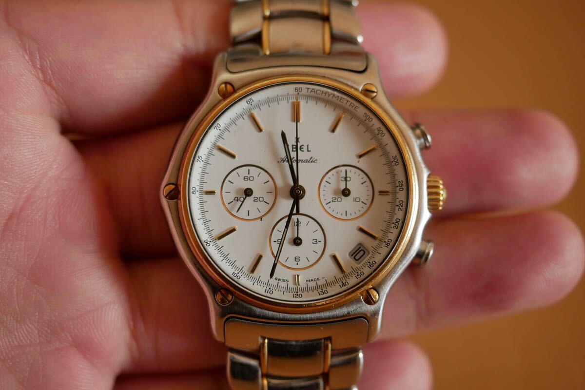 Ebel エベル腕時計 1134901 クロノグラフ Cal.134 Zenith El Primero エルプリメロ SS K18YGの画像1