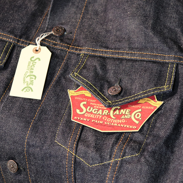 40【L】SUGAR CANE シュガーケーン 14.25oz. DENIM JACKET 1962 MODEL デニムジャケット Ｇジャン サード SC12962 東洋エンタープライズ_画像9