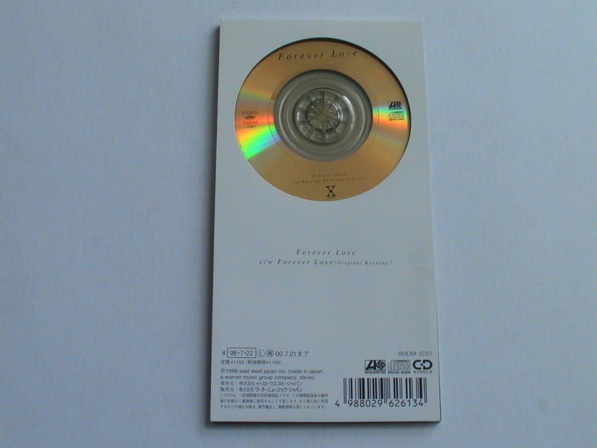 ゴールドCD【8cm短冊シングルCD】X JAPAN / FOREVER LOVE AMDM-6261_画像1