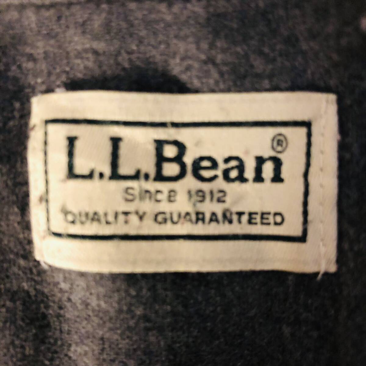 エルエルビーン　L.L.Bean M コットン　ネルシャツ　チャコール_画像5