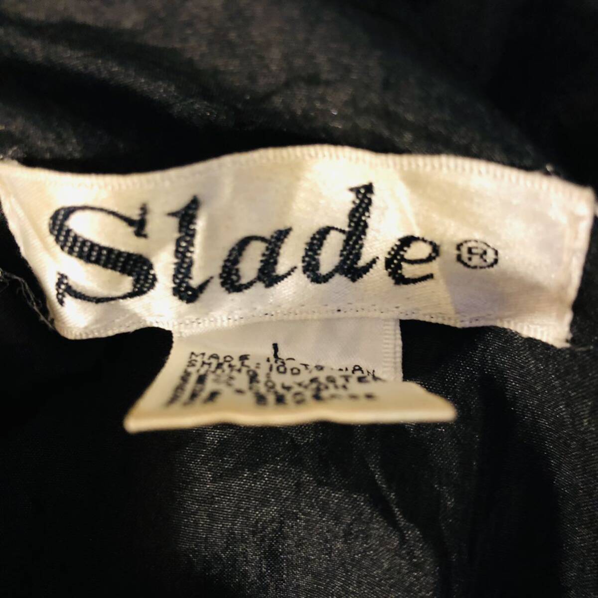 アメリカ古着　Slade L 裏地コットン　総柄プリント　ナイロンジャケット_画像6