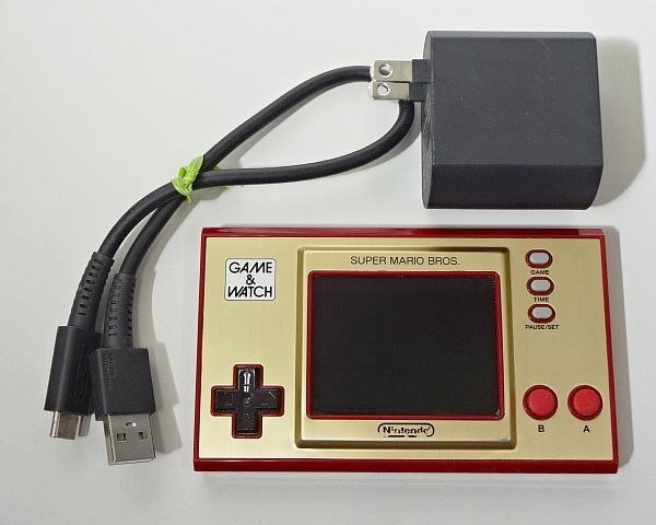 639▽Nintendo/任天堂 GAME＆WATCH/ゲームウォッチ スーパーマリオブラザーズ HXA-001 液晶難あり！の画像1