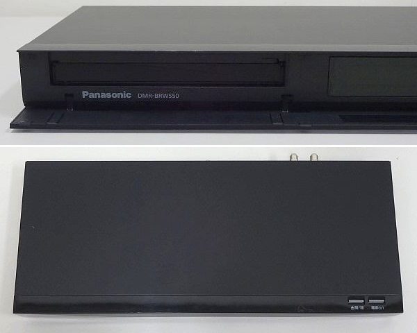 662▽Panasonic/パナソニック ブルーレイディスクレコーダー HDD/BD DMR-BRW550 2018年製 再生確認OK！_画像3