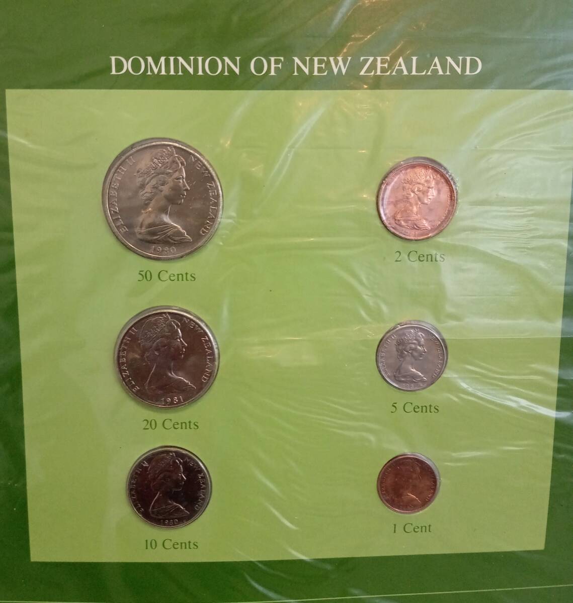 #1605O【フランクリンミント社/Coin Sets of All Nations/DOMINION OF NEW ZEALAND/現状品】ニュージーランド アンティーク 保管品の画像2