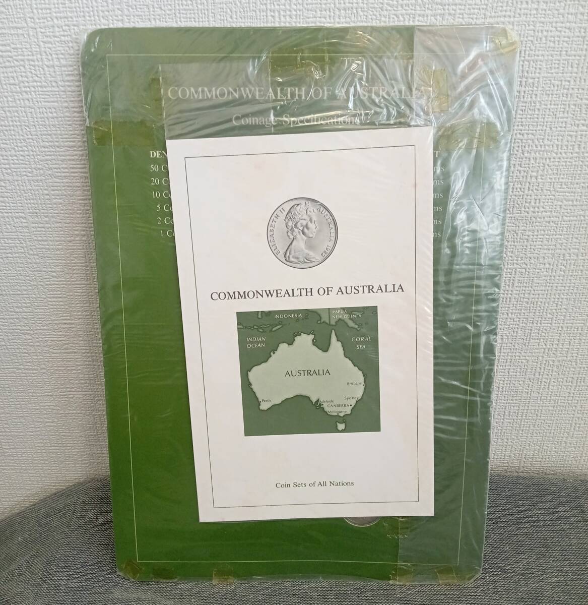 #1605X【フランクリンミント社/Coin Sets of All Nations/COMMONWEALTH OF AUSTRALIA/現状品】オーストラリア アンティークコイン 保管品の画像4