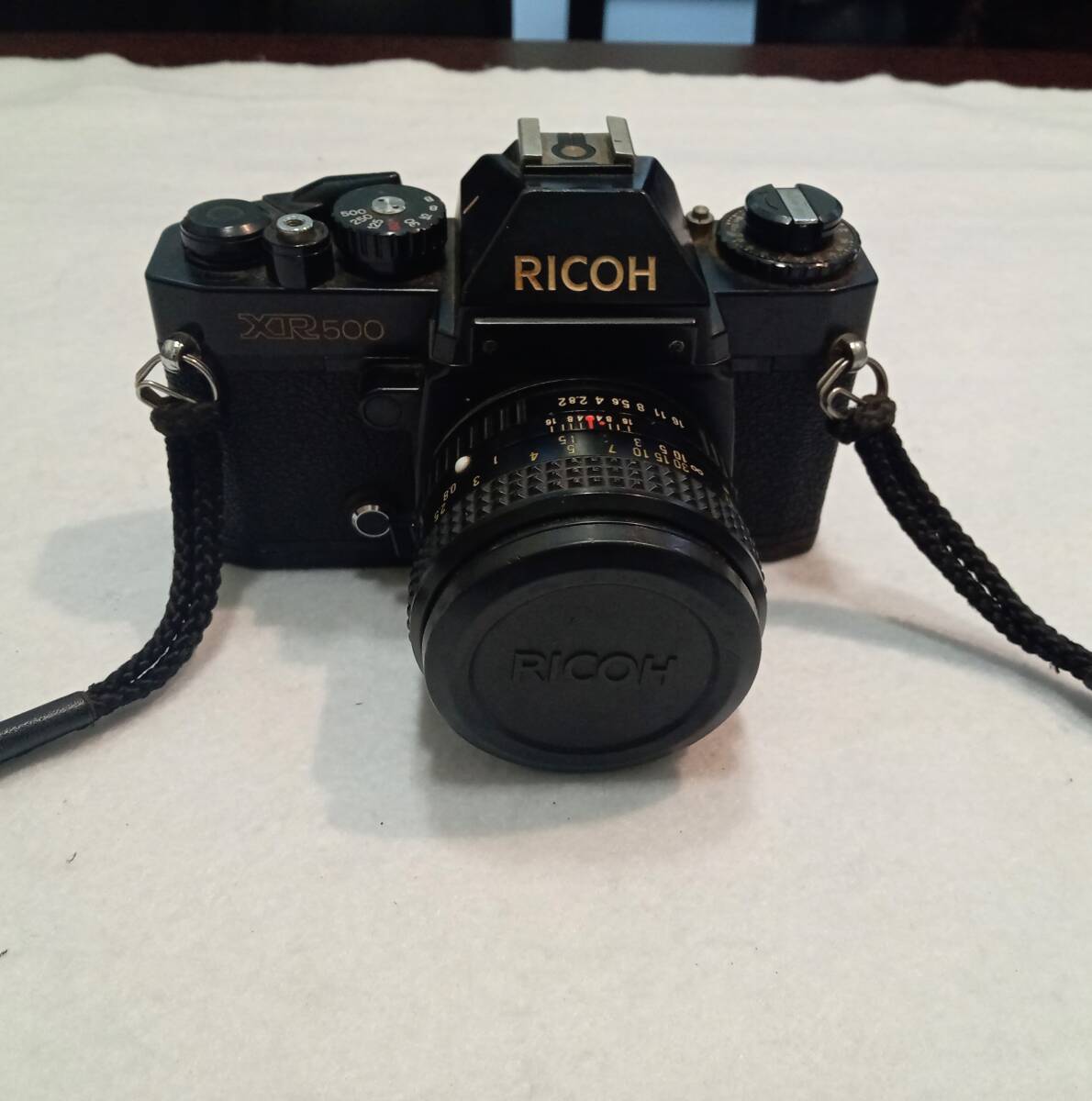 #2079【RICOH/XR500/一眼レフ/フィルムカメ/現状品/動作未確認】リコー レンズ XR RIKENON 1:2 50mm L 中古品_画像4