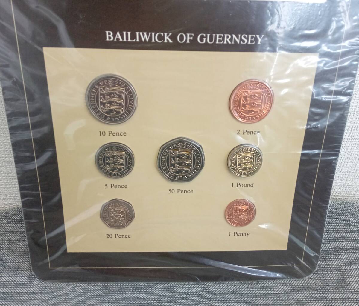 #1605V【フランクリンミント社/Coin Sets of All Nations/BAILIWICK OF GUERNSEY/現状品】ガーンジー島 アンティークコイン 保管品の画像2