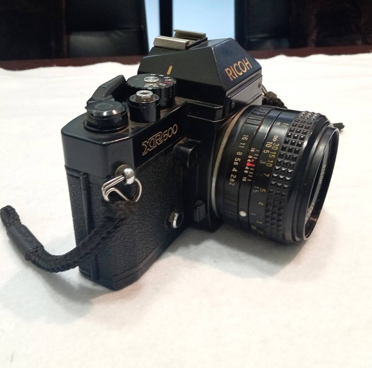 #2079【RICOH/XR500/一眼レフ/フィルムカメ/現状品/動作未確認】リコー レンズ XR RIKENON 1:2 50mm L 中古品_画像5