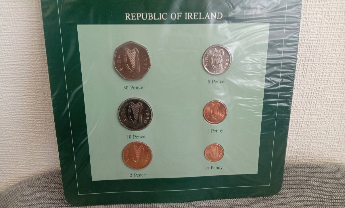 #1605Q【フランクリンミント社/Coin Sets of All Nations/REPUBLIC OF IRELAND/現状品】アイルランド 外国貨幣 アンティークコイン 保管品の画像2