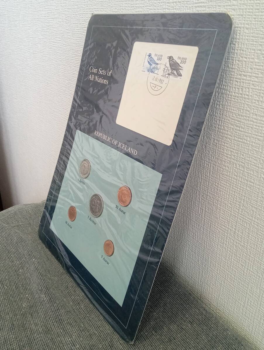 #1605T【フランクリンミント社/Coin Sets of All Nations/REPUBLIC OF ICELAND/現状品】アイスランド 外国貨幣 アンティークコイン 保管品の画像3