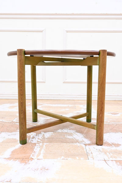 IF143 レトロ 古い ビンテージ オールド マルニ 木製 テーブル 机 飾り台 花台 置台 盆栽台の画像5