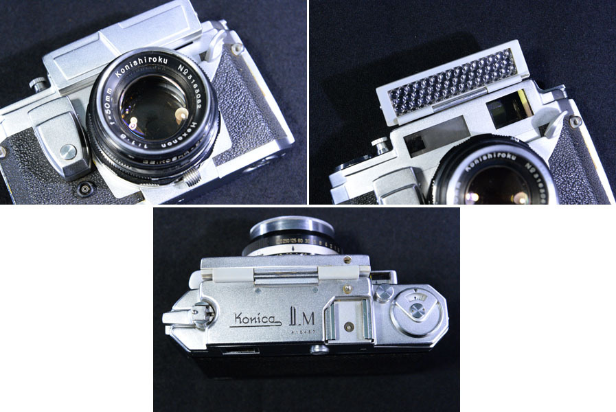 IO2531 マニア所有品 コニカ Konica ⅢM フィルムカメラ Hexanon 1：1.8 f=50mm Konishiroku_画像3