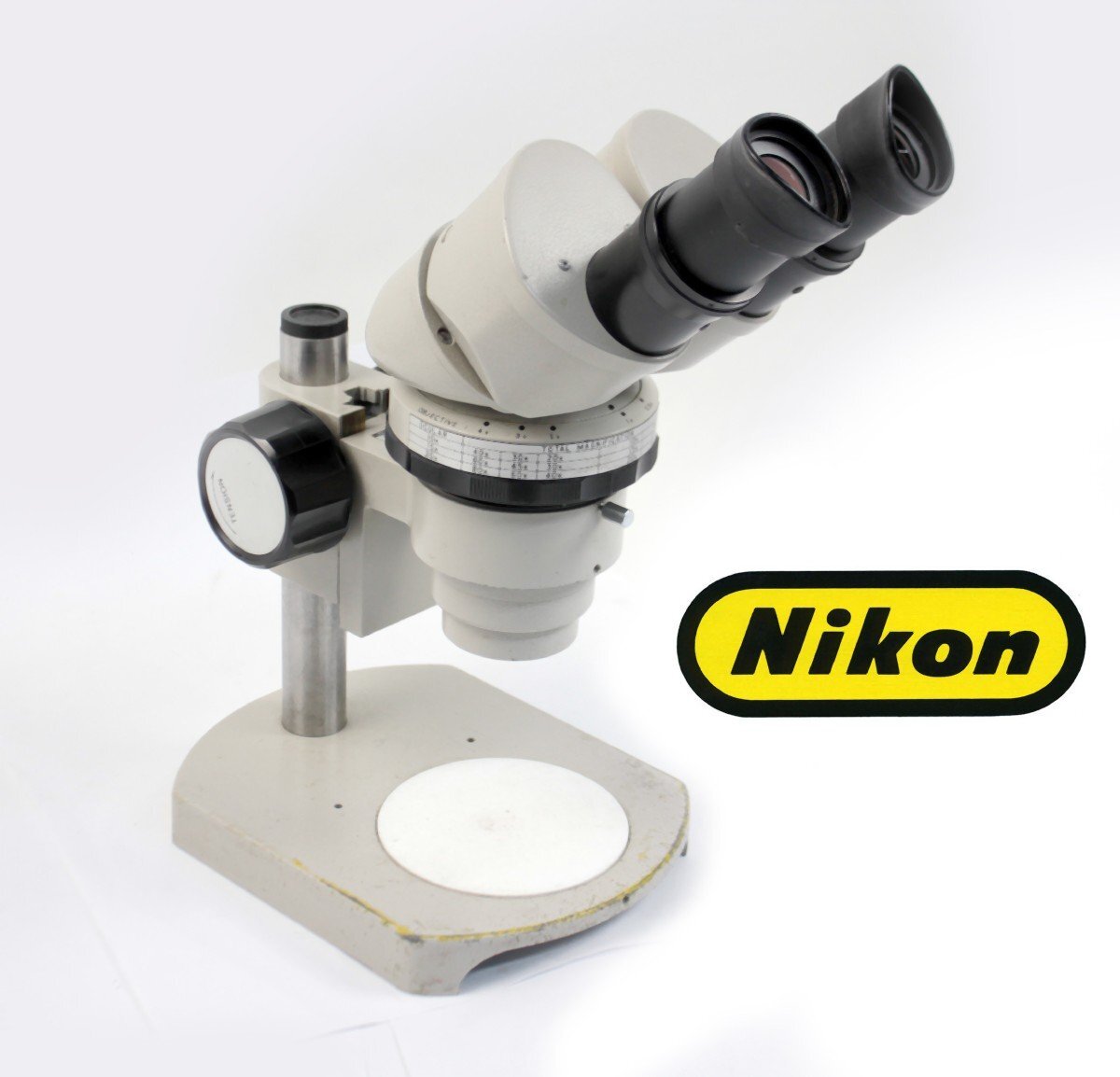 [ present condition goods ] Nikon Nikon zoom type . eye real body microscope microscope 8~80 times pattern number unknown clip lack of experiment inspection observation 