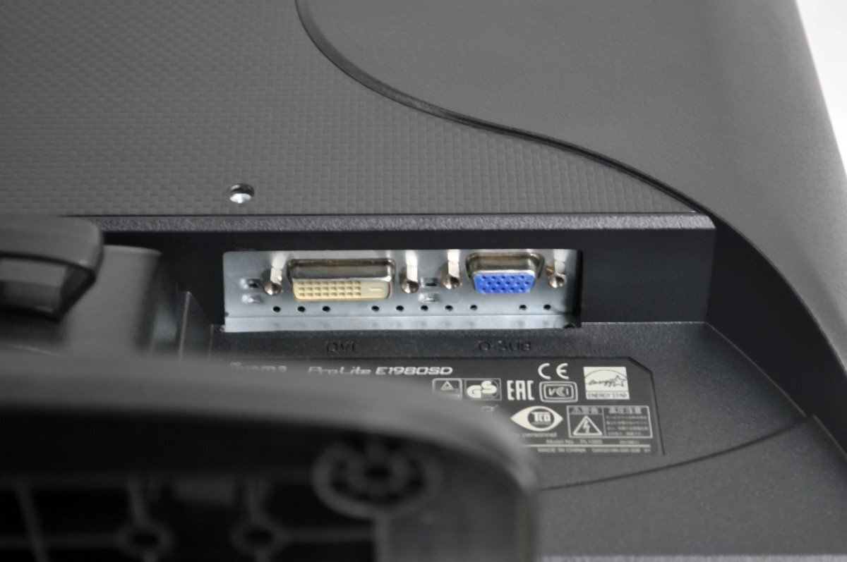 [動作OK] iiyama イーヤマ 19インチ スクエアディスプレイ ProLite E1980SD-B2 ノングレア PCモニター 液晶 ディスプレイ TN (2)の画像6