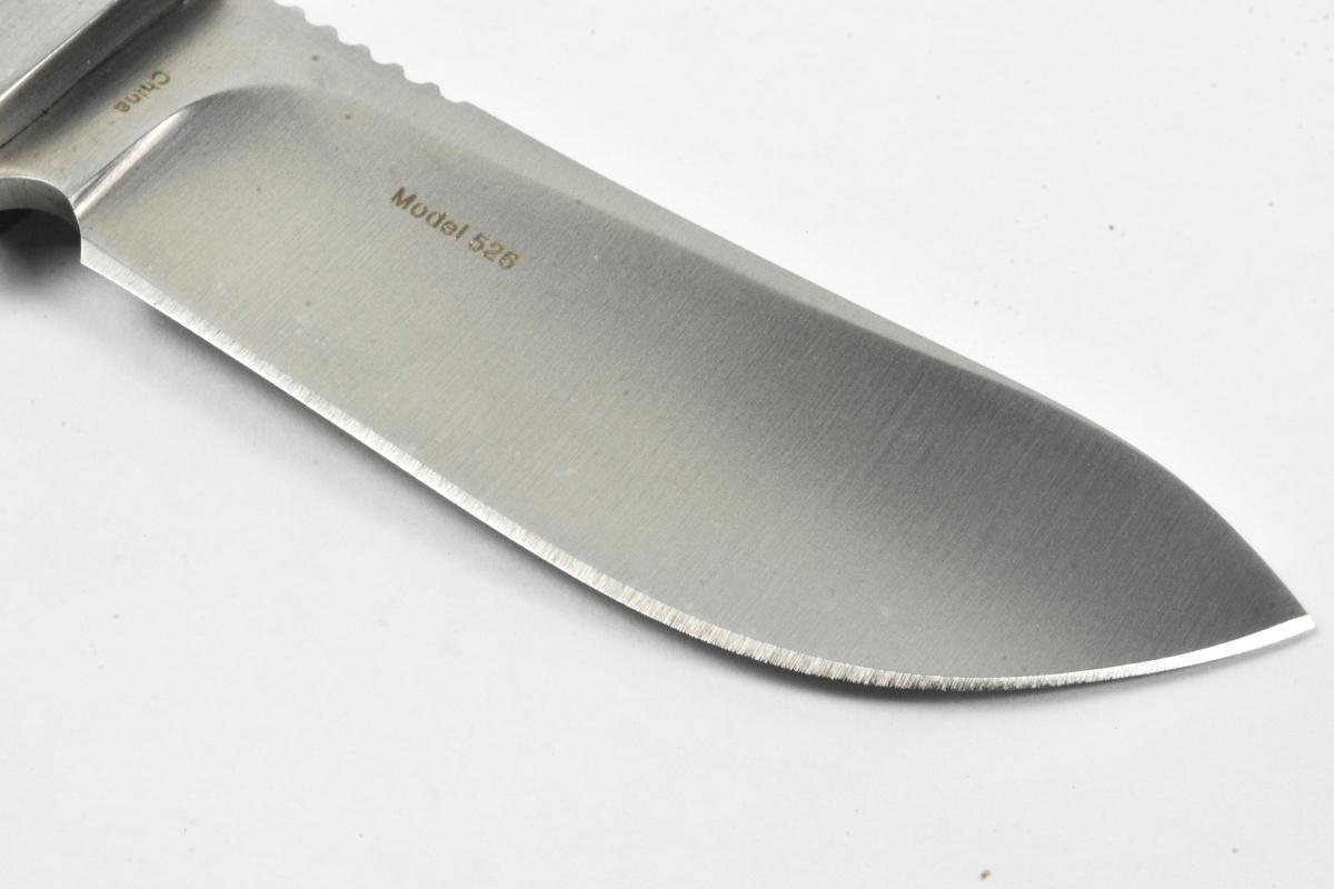 [未使用保管品] BROWNING ブローニング スキナー ハンティングナイフ model 526 シースナイフ 全長200mm アウトドアナイフ キャンプ (1)の画像7
