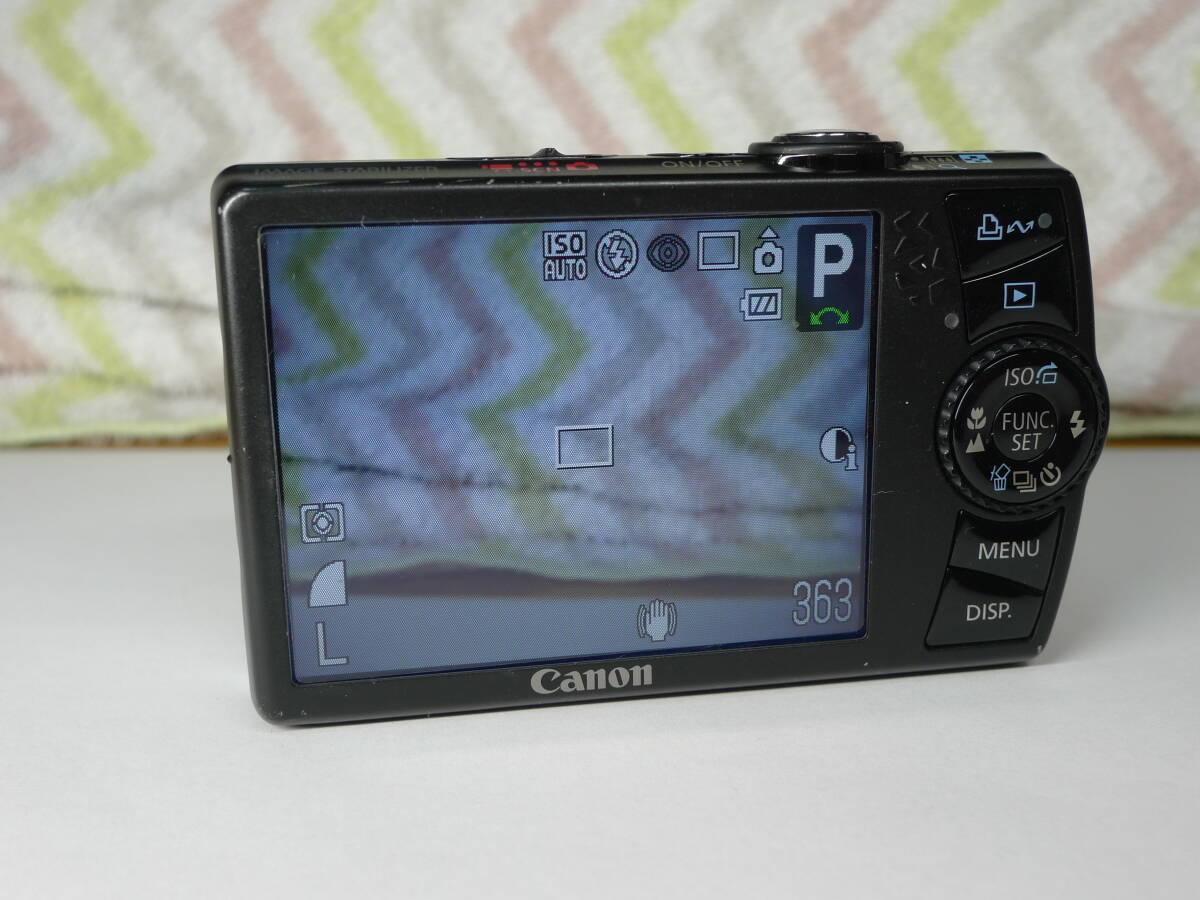 Canon IXY DIGITAL 920 IS シルバー 動作品 充電器,バッテリー付き 1000万画素CCD 送料込み_画像9