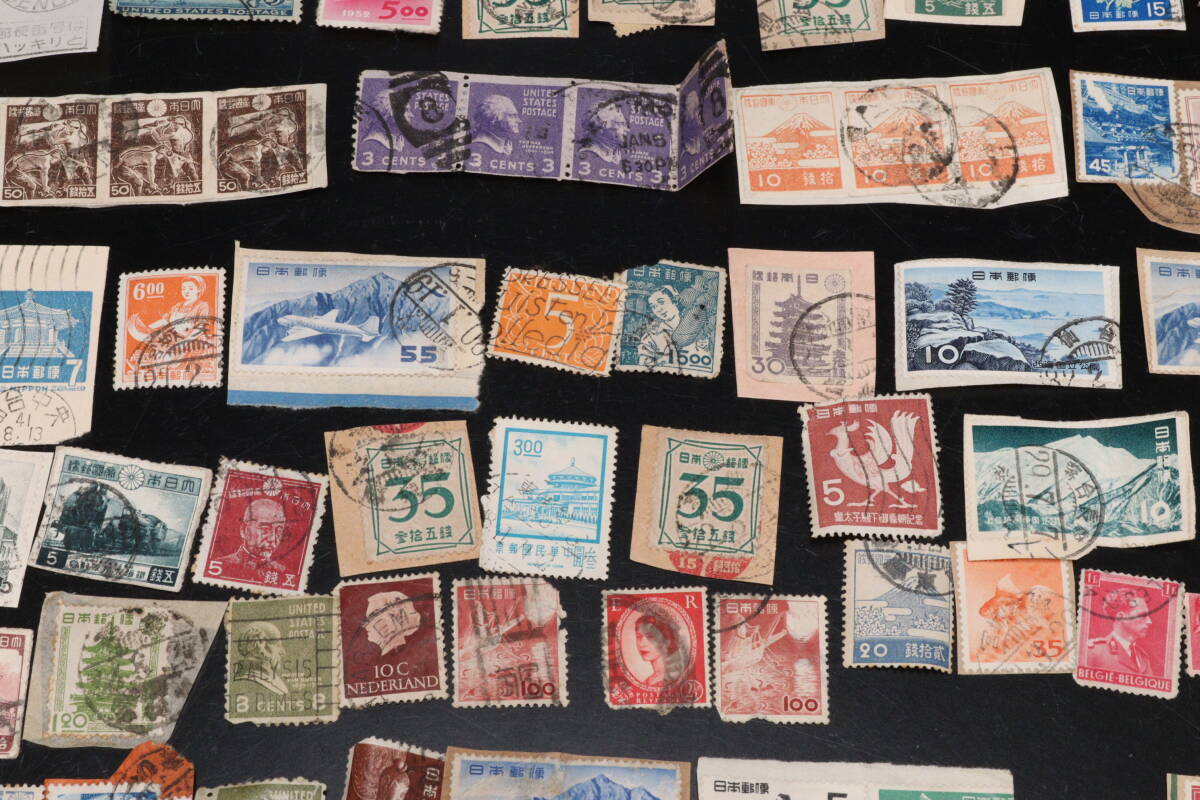 M 使用済み 古切手 日本切手 外国切手 色々まとめて_画像6