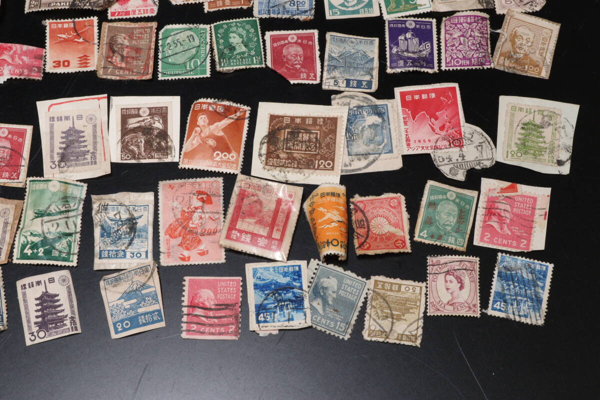 M 使用済み 古切手 日本切手 外国切手 色々まとめて_画像10