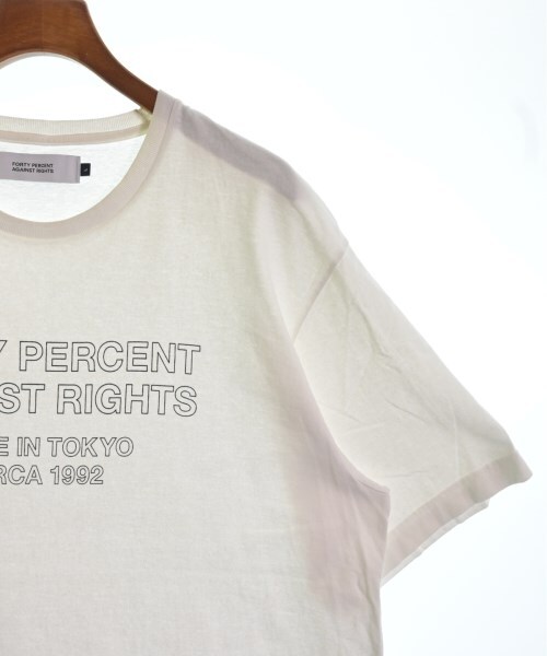 FORTY PERCENT AGAINST RIGHTS Tシャツ・カットソー メンズ フォーティーパーセントアゲインストライツの画像4