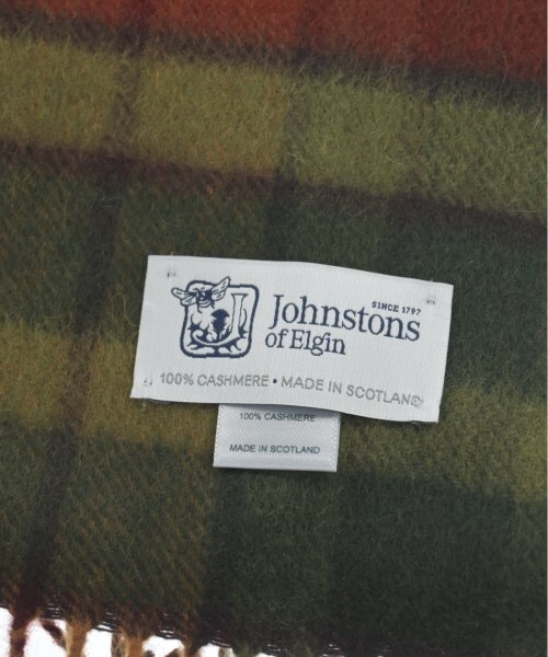 Johnstons of Elgin マフラー レディース ジョンストンズオブエルガン 中古　古着_画像4