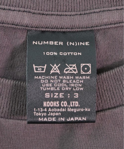 NUMBER NINE Tシャツ・カットソー メンズ ナンバーナイン 中古 古着の画像3