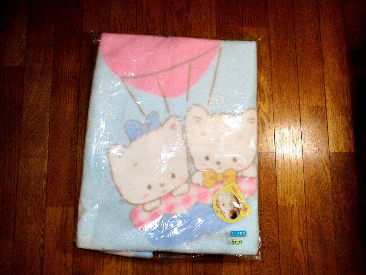  new goods west river. baby blanket made in Japan cat Chan manner boat game blue * the smallest defect 