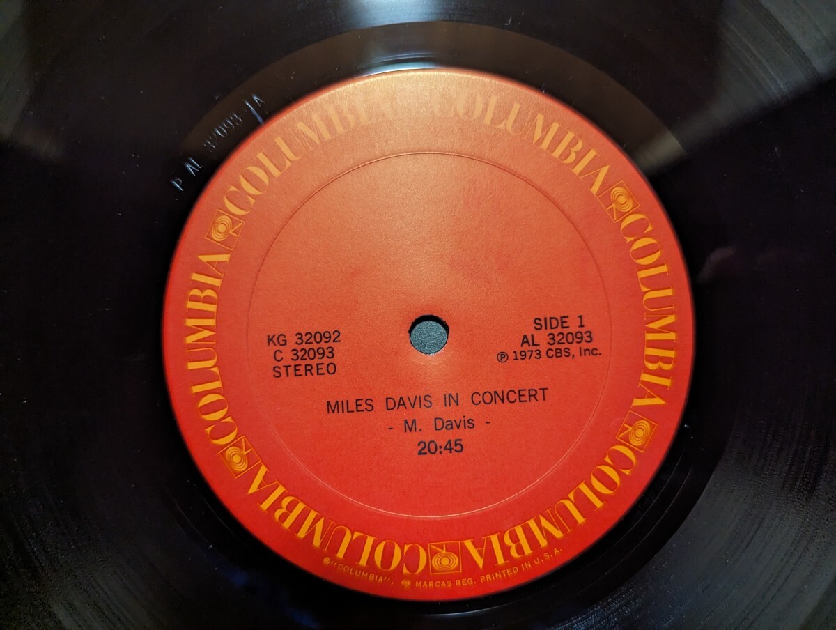 USオリジナル盤/Miles Davis/ In Concert/ 2LP/ 全マト1A/ マイルス・デイヴィス/ columbia/US ORIGINAL_画像6