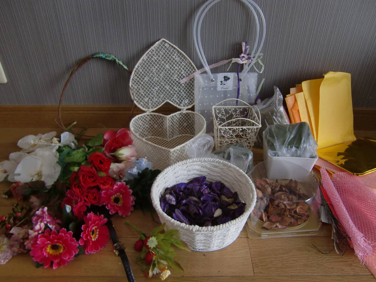  beautiful goods .[ flower art flower raw materials various image all .] non-standard-sized mail possible 