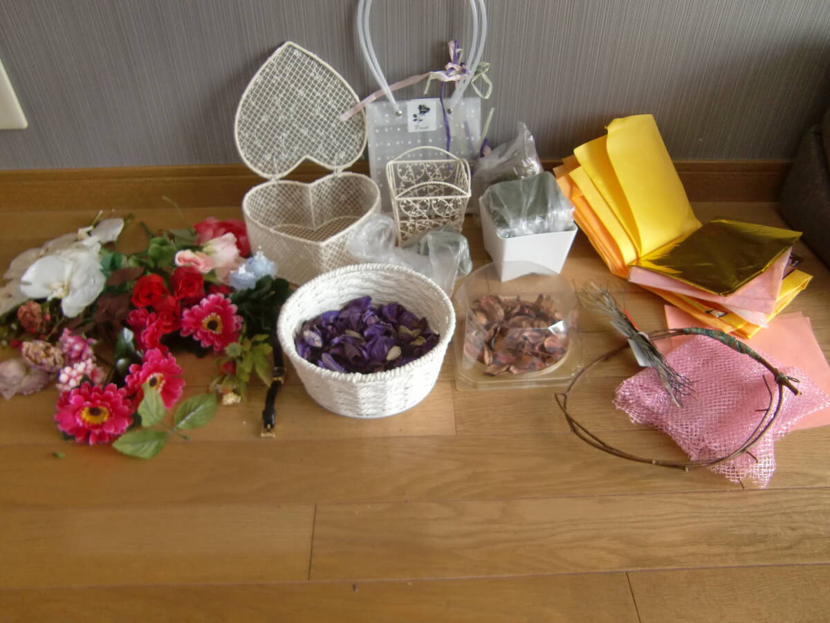  beautiful goods .[ flower art flower raw materials various image all .] non-standard-sized mail possible 