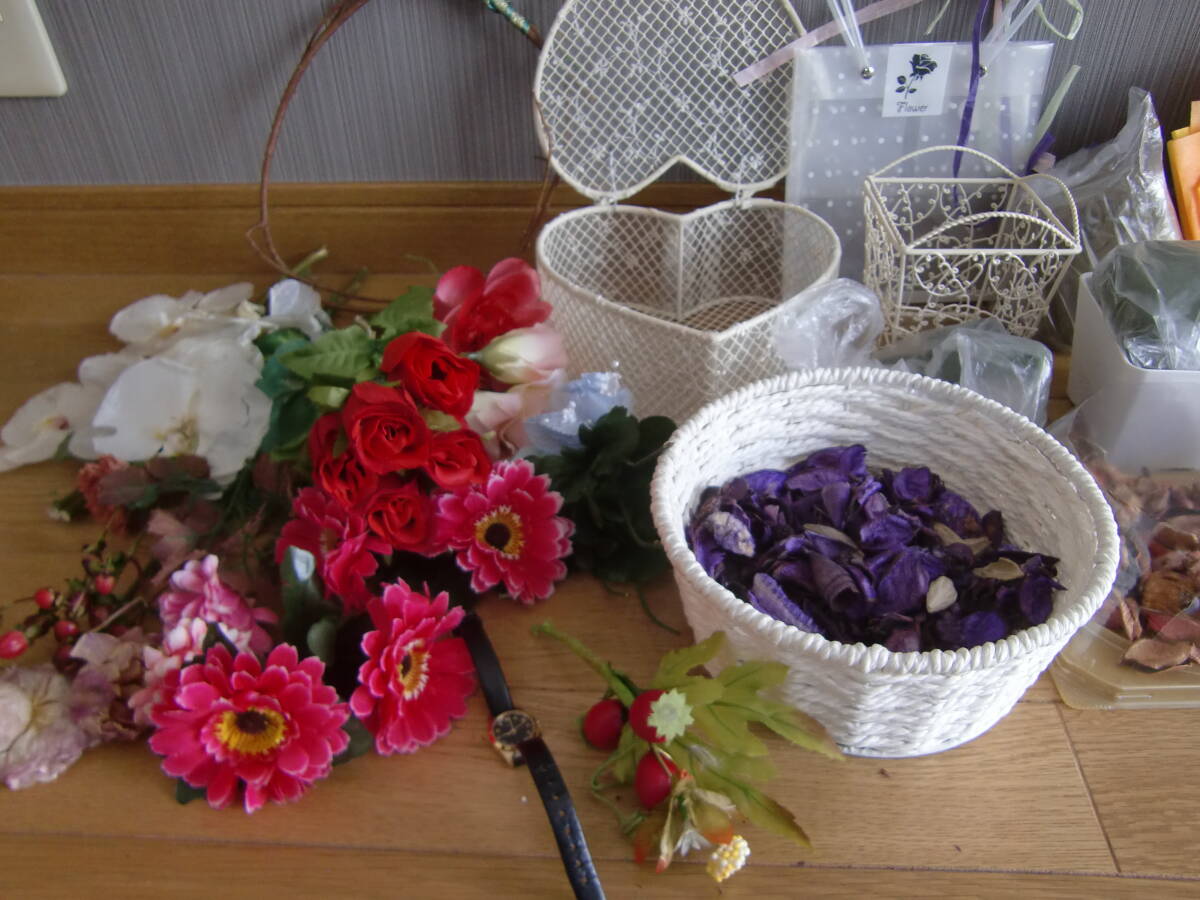  beautiful goods .[ flower art flower raw materials various image all .] non-standard-sized mail possible 