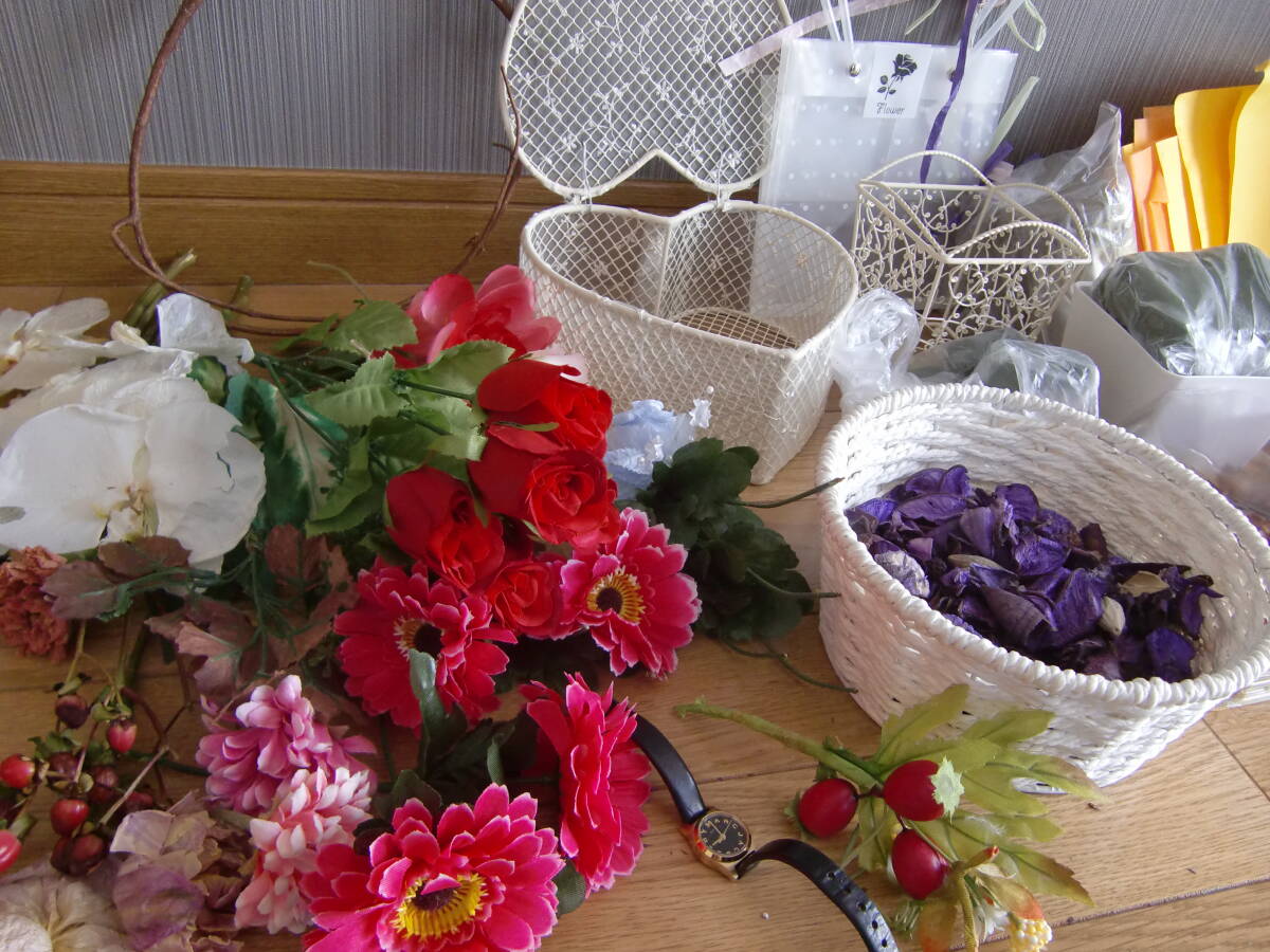  beautiful goods .[ flower art flower raw materials various image all .] non-standard-sized mail possible 