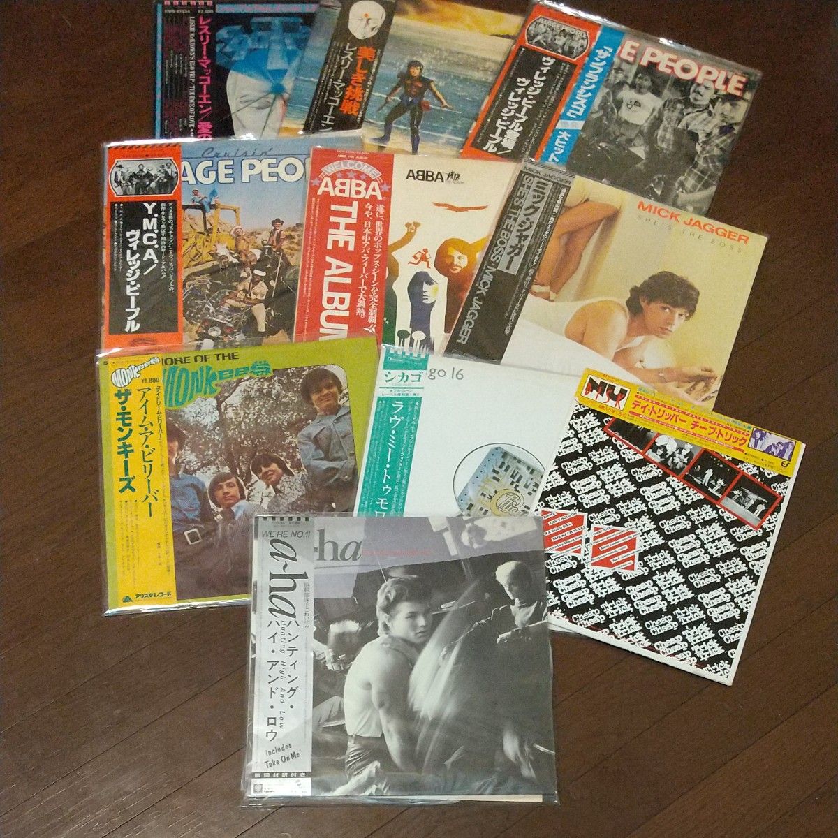 洋楽ROCK・POPS日本盤帯付LPレコード10枚セットまとめ売り