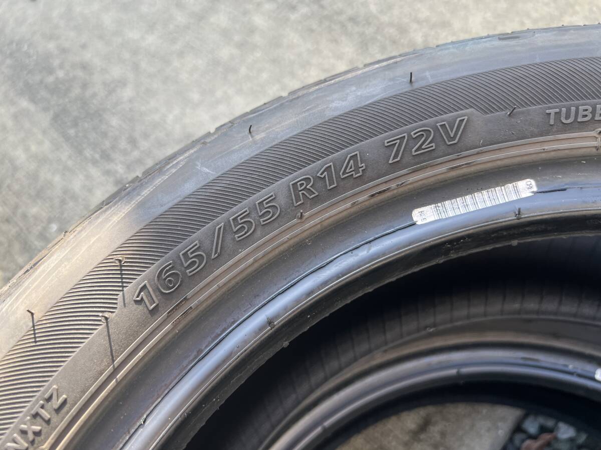 【中古】BRIDGESTONE ブリヂストン NEXTRY ネクストリー 165/55R14 72V 4本 タイヤ_画像8