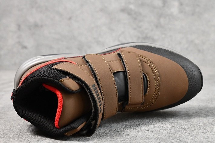 PUMA プーマ 安全靴 メンズ スニーカー シューズ Rapid Brown Mid ベルクロタイプ 作業靴 63.553.0 ラピッドブラウンミッド 26.5cm / 新品の画像4