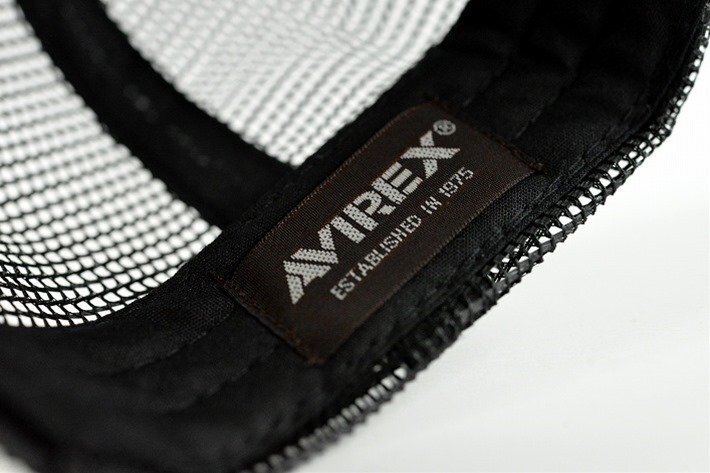 メッシュキャップ メンズ AVIREX 限定 ブラックシリーズ アビレックス 帽子 キャップ ブランド 14361000-81 A BOXロゴ 新品 1円 スタートの画像8