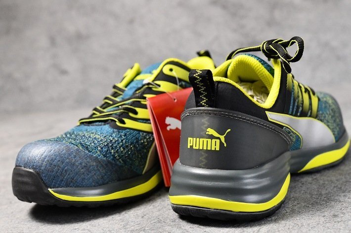 PUMA プーマ 安全靴 ロー プロテクティブ スニーカー セーフティーシューズ 靴 シューズ 64.212.0 26.5cm グリーン / 新品 1円 スタートの画像2
