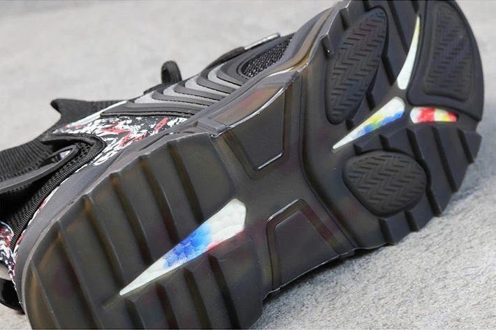 X TOKYO 厚底 スニーカー メンズ ニットスニーカー ソックススニーカー スリッポン ハイカット 靴 3651 ブラック 27.0cm / 新品の画像8