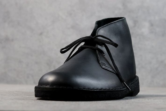 クラークス Clarks メンズ 天然皮革 本革 レザー デザートブーツ シューズ 靴 26103683 ブラック スムース UK9 27.0cm相当 / 新品の画像4