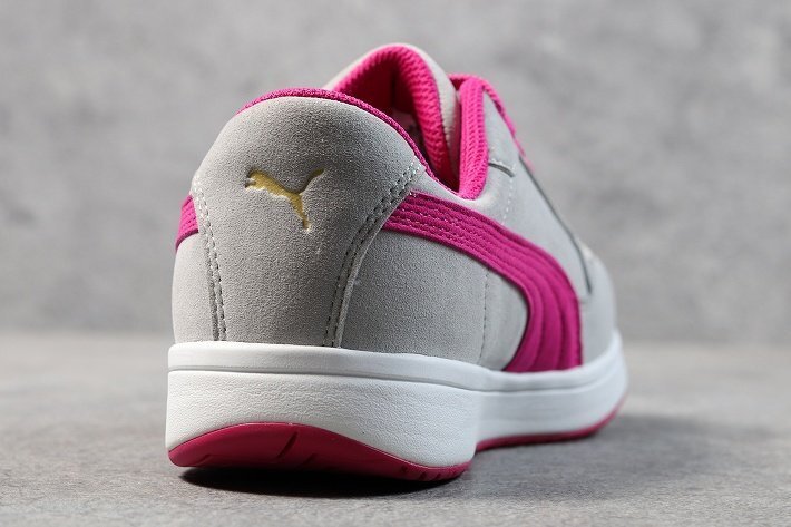 PUMA プーマ 安全靴 メンズ エアツイスト スニーカー セーフティーシューズ 靴 ブランド 64.221.0 グレー＆ピンク ロー 28.0cm / 新品の画像5