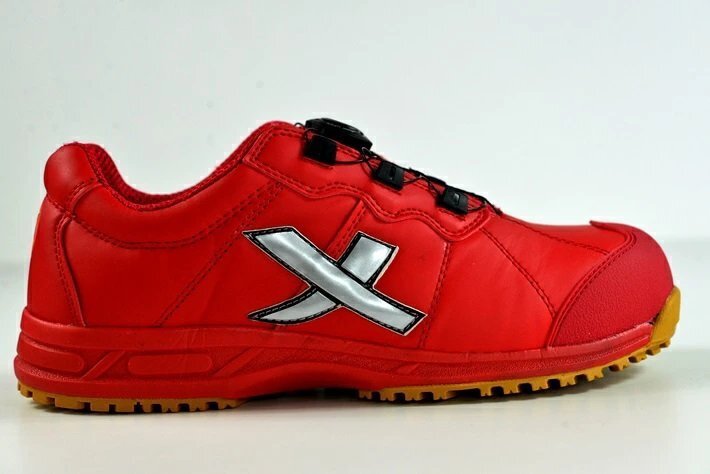  safety shoes men's brand 76Lubricantsnanarok sneakers safety shoes shoes men's red 3039 red 25.0cm / new goods 