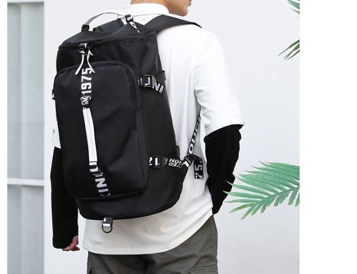  rucksack men's lady's 4WAY shoulder bag Boston bag rucksack men's 7990463 black new goods 1 jpy start 