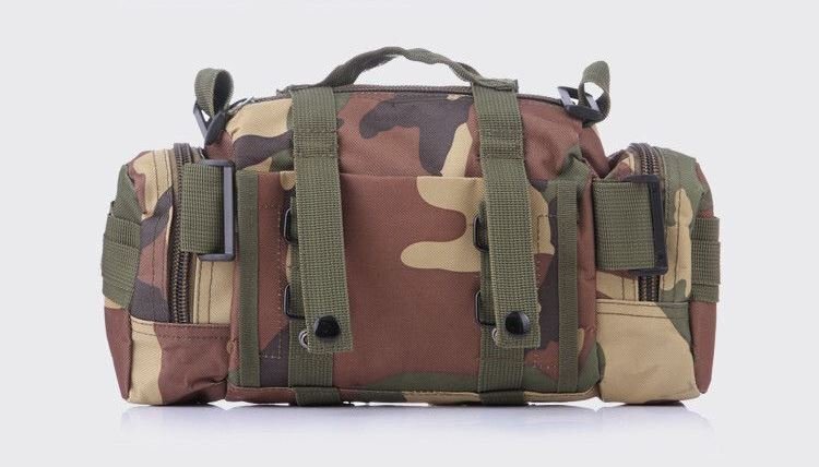 5WAY body bag men's shoulder bag sakoshu military camp outdoor 7998755 olive duck new goods 1 jpy start 