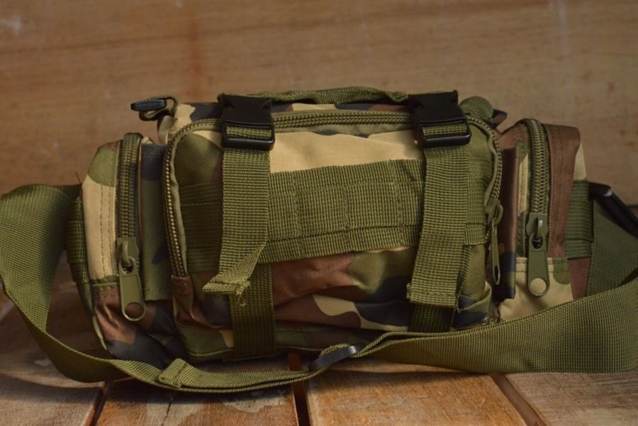 5WAY body bag men's shoulder bag sakoshu military camp outdoor 7998755 olive duck new goods 1 jpy start 
